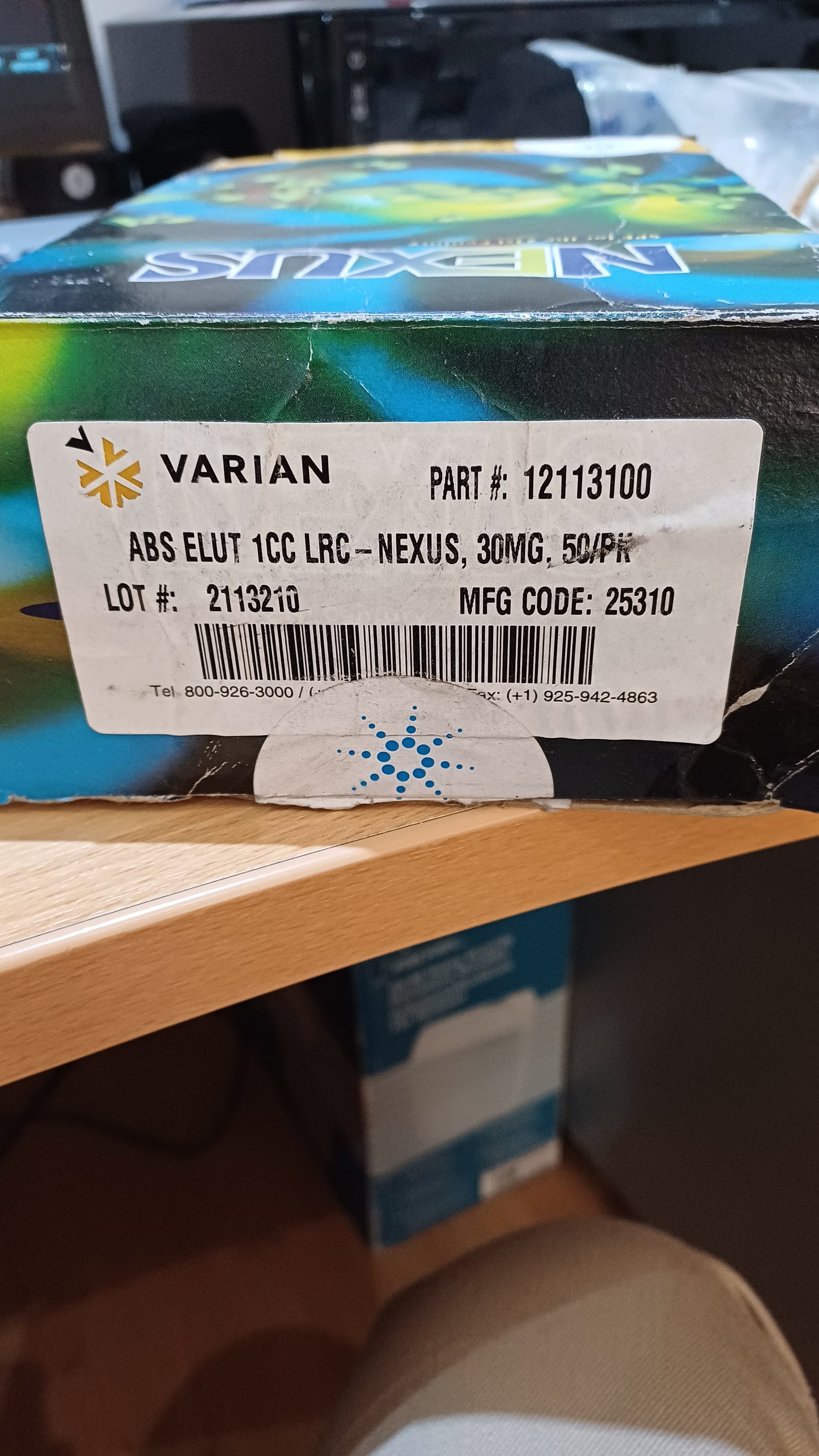 12113100 - AGILENT, ABS Elut 1cc LRC-NEXUS 30mg 50pk