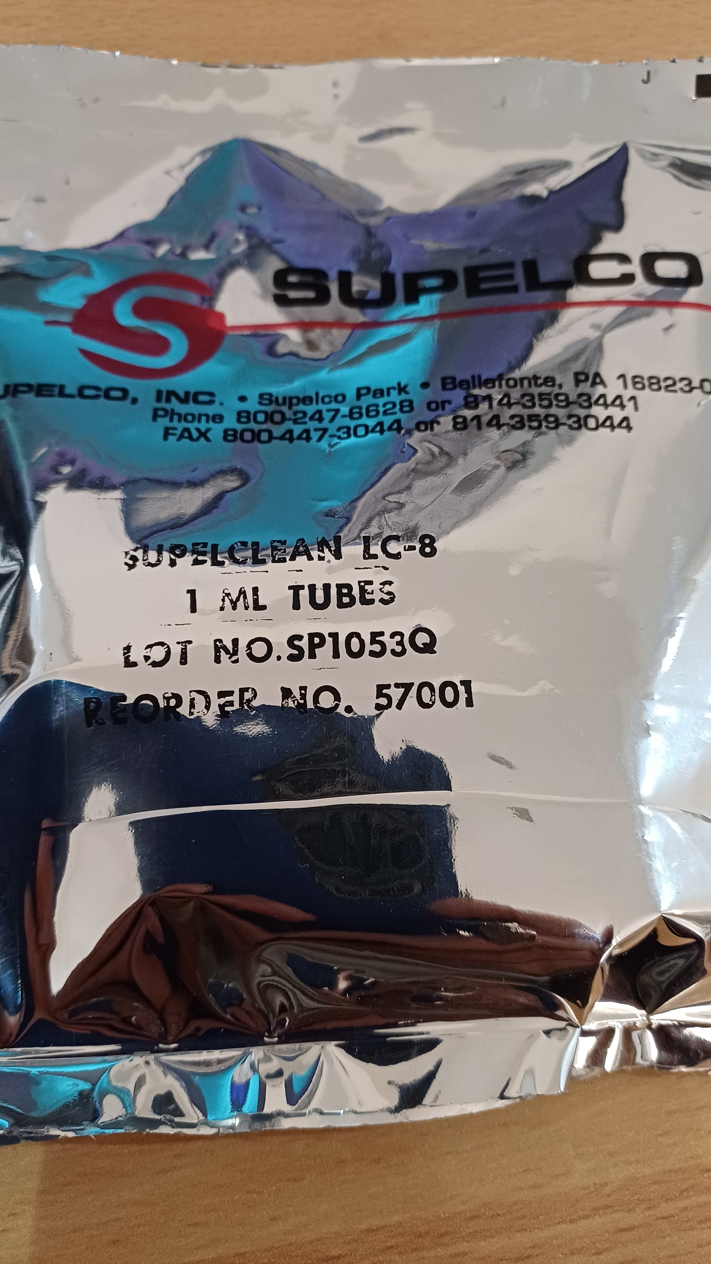 SUPELCO 57001 SupelClean LC-8 1ml Tubes Pack of 60