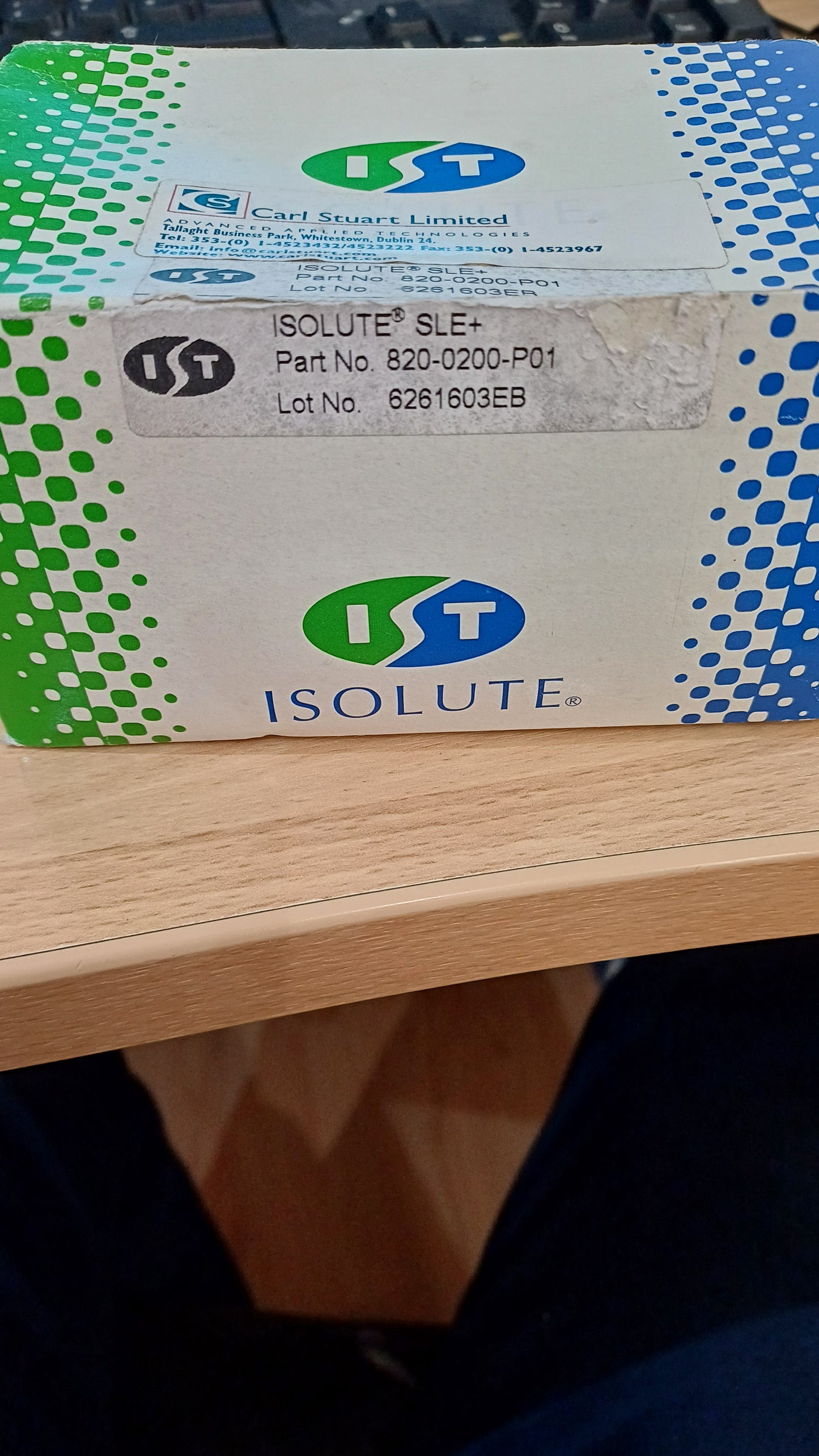 820-0200-P01 - ISOLUTE® SLE+ 200 µL Supported Liquid Extraction Plate
