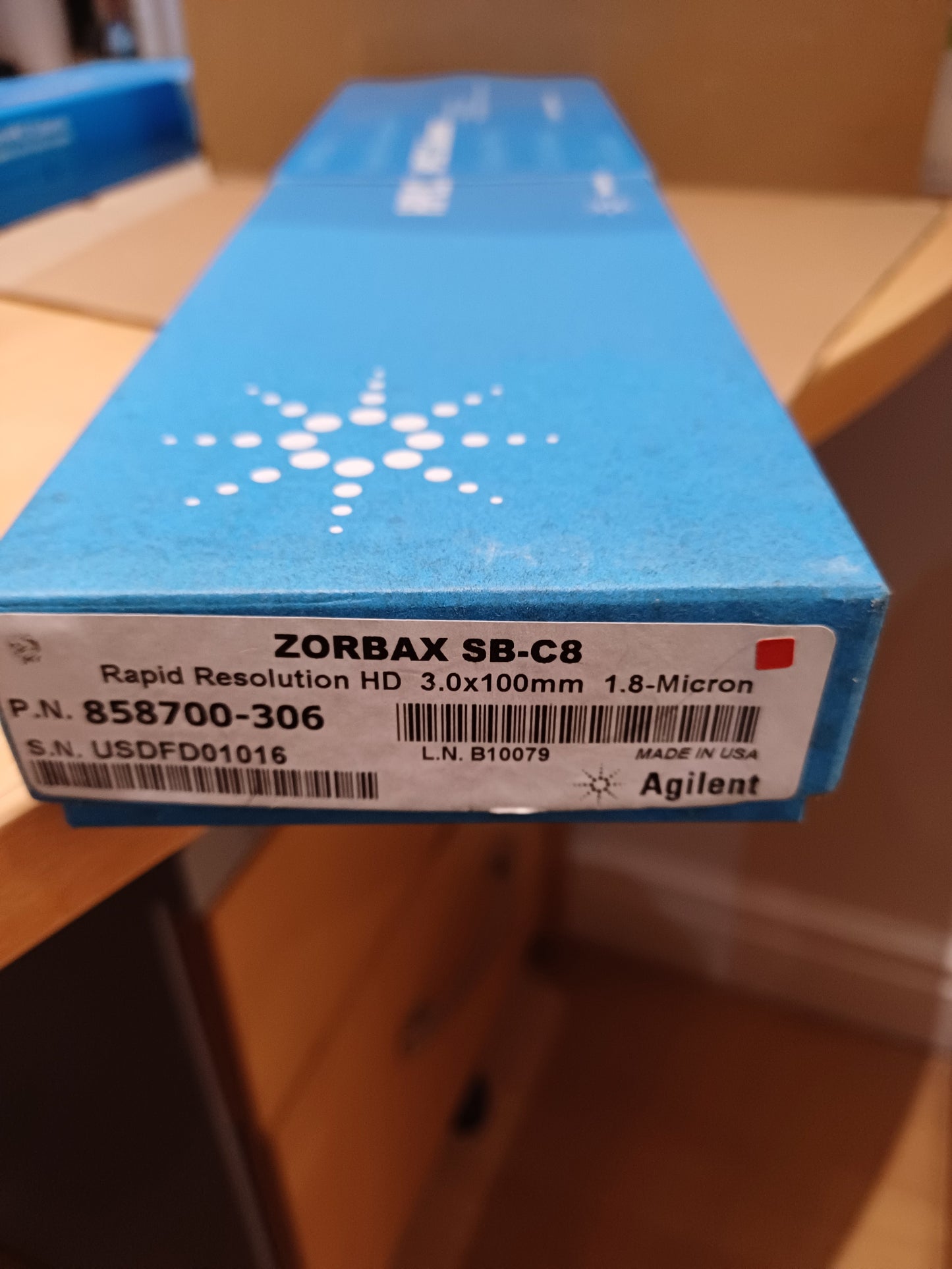 858700-306 - AGILENT,  COLUMN ZORBAX SB-C8