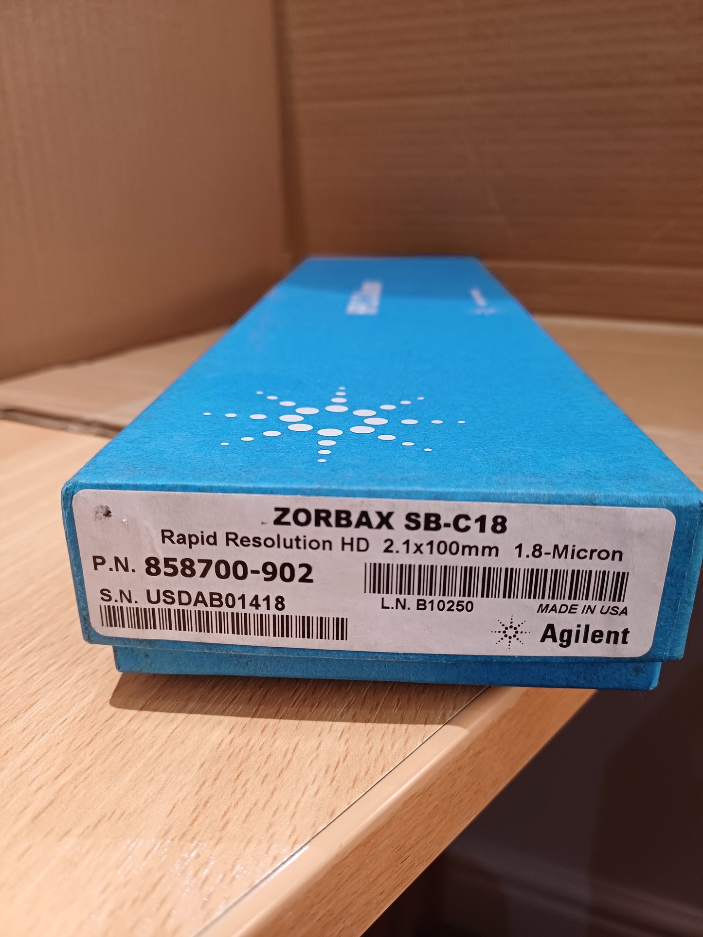 858700-902 - AGILENT COLUMN ZORBAX SB-C18