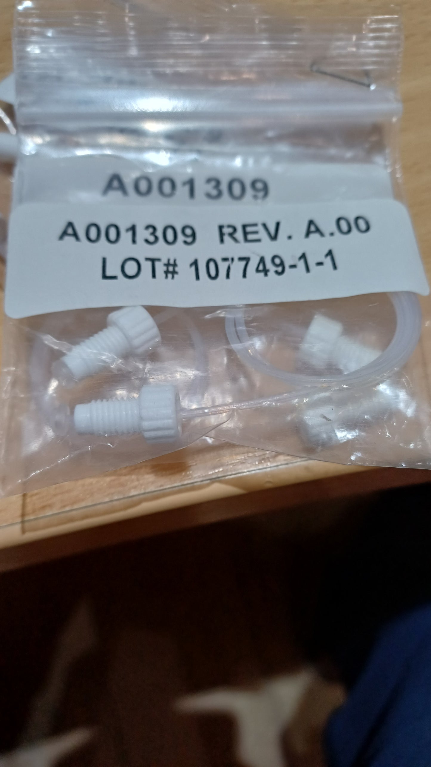 A001309 EZkem Tubing, Assembly, Back Pressure, By-pass Loop, Teflon, 0.015 ID (Tubing)