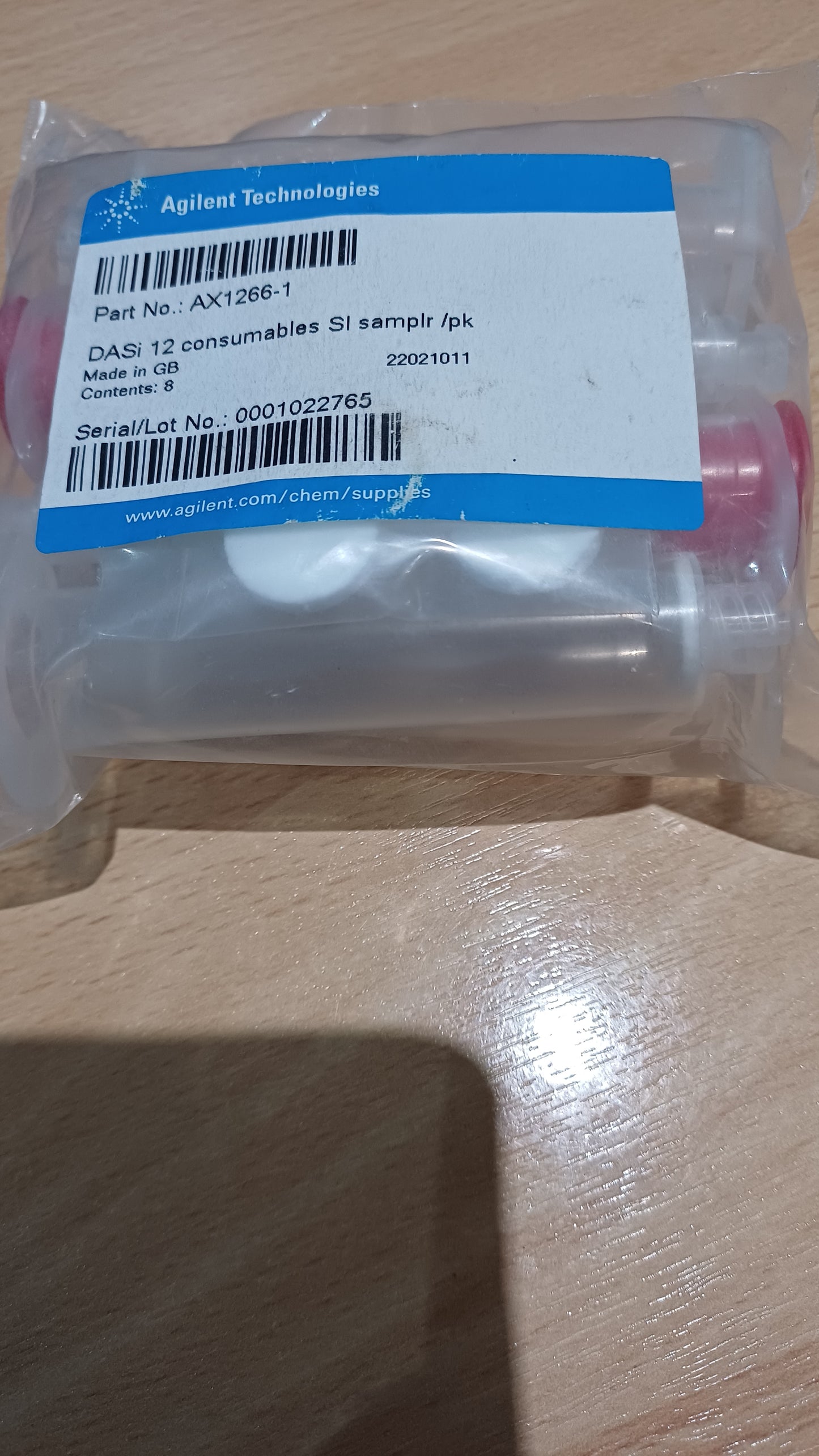 AX1266-1 Agilent Obsolete. DASi 12 consumables SI sampler pack