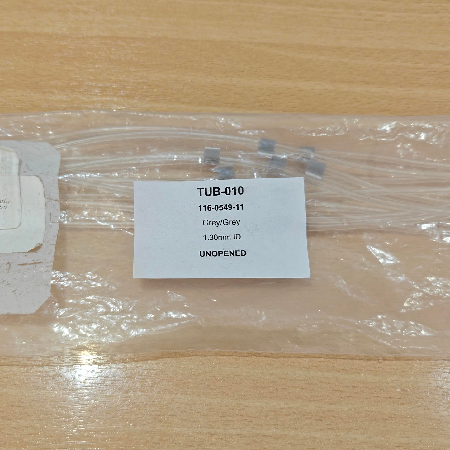 116-0549-11 EZKem PVC Pump Tubing Grey/Grey 1.30mm ID - 12pk