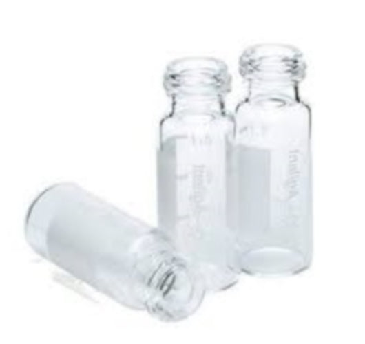 5182-0715 - AGILENT, 2mL Clear with Write-on Spot 9mm Certified Screw Vial, 12mm Neck, 100pk
