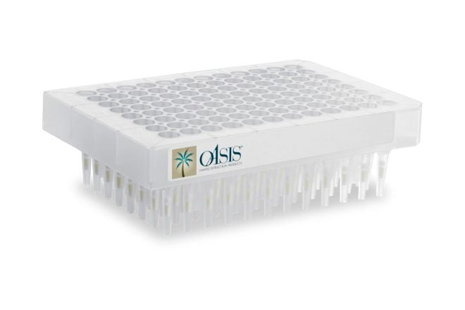 186001830BA Waters, Oasis MAX 96-well µElution Plate, 2 mg Sorbent per Well, 30 µm Particle Size, 1/pk
