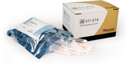 8B-S002-EAK Phenomenex Strata® C18-U (55 µm, 70 Å), 100 mg / 1 mL, Tubes , 100/Pk
