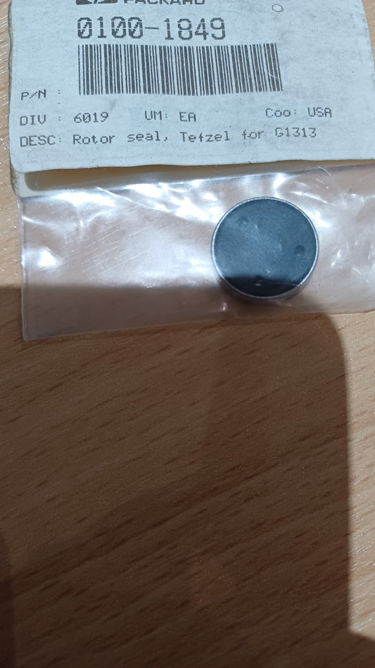Agilent 0100-1849 Rotor seal, Tefzel, Agilent G1313 autosampler. For 2 position/6 port injection valve, 400 bar (p/n 0101-0921)