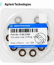 5188-5365 - AGILENT, Inlet liner O-ring, non-stick fluorocarbon, 10/pk